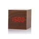 Reloj despertador madera